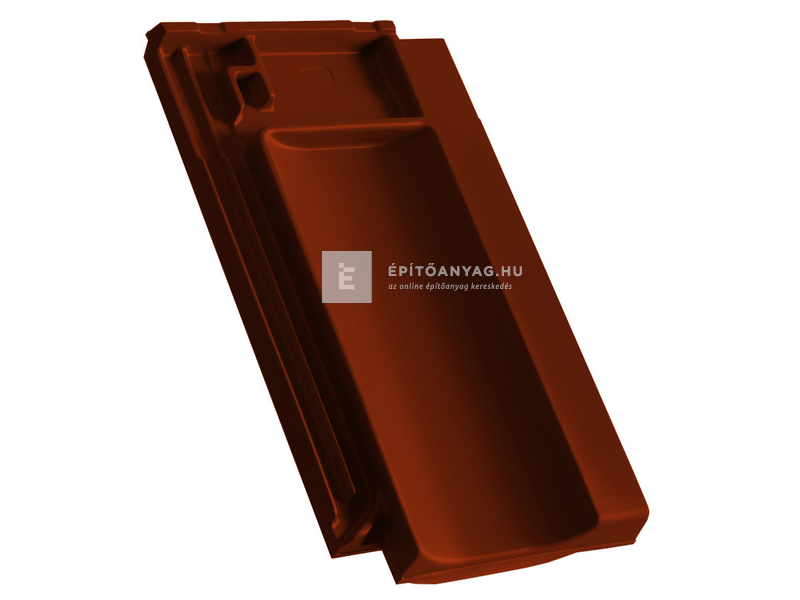 Creaton OPTIMA taréjszellőző cserép Finesse borvörös üvegmázas