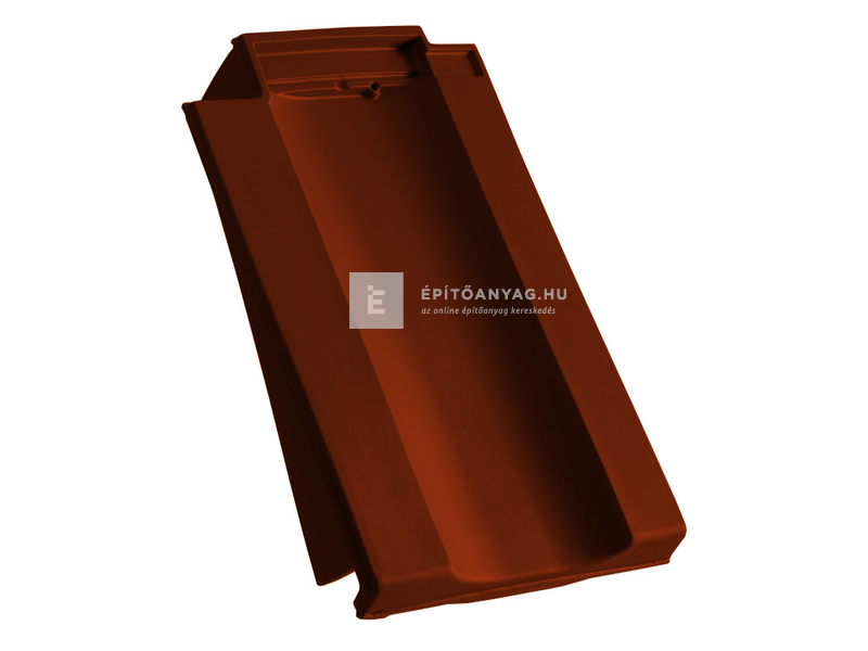 Creaton OPTIMA szegélycserép bal Finesse borvörös üvegmázas