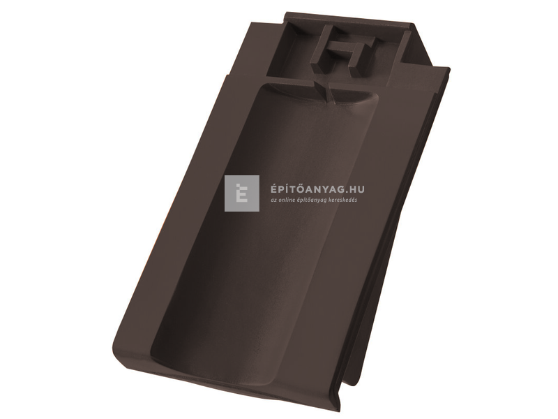 Creaton OPTIMA taréjszellőző szegélycserép jobb Nuance sötétbarna engóbozott