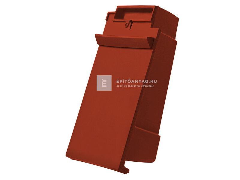 Creaton DOMINO taréjszellőző szegélycserép jobb Nuance borvörös engóbozott