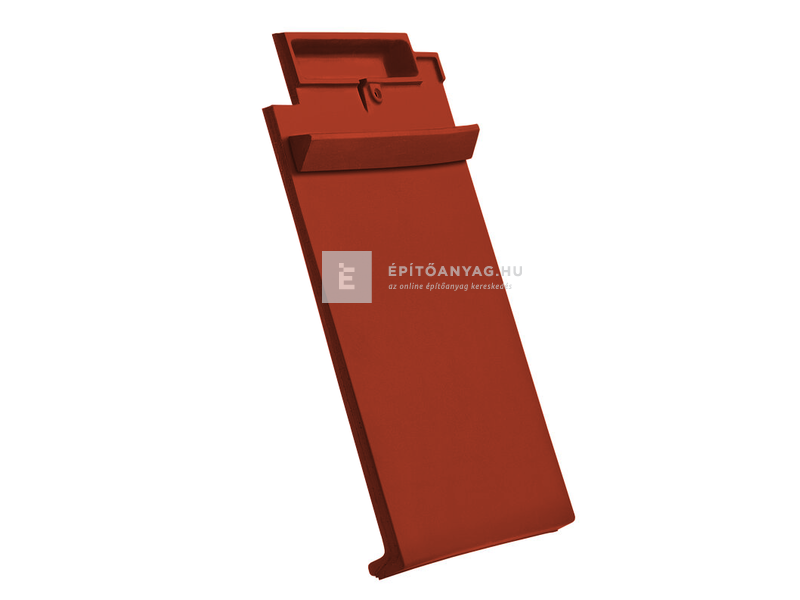 Creaton DOMINO kettőshullámú taréjszellőző cserép Nuance borvörös engóbozott