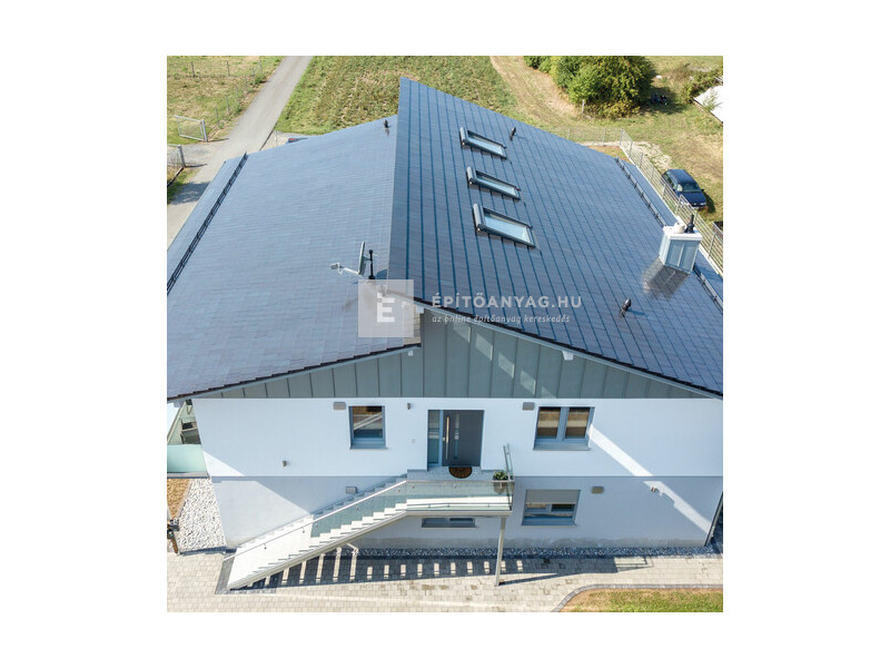 Creaton Domino Alapcserép üvegmázas Finesse palaszürke