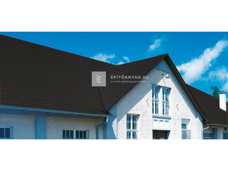 Creaton Róna Szegmensvágású alapcserép engóbozott fekete matt