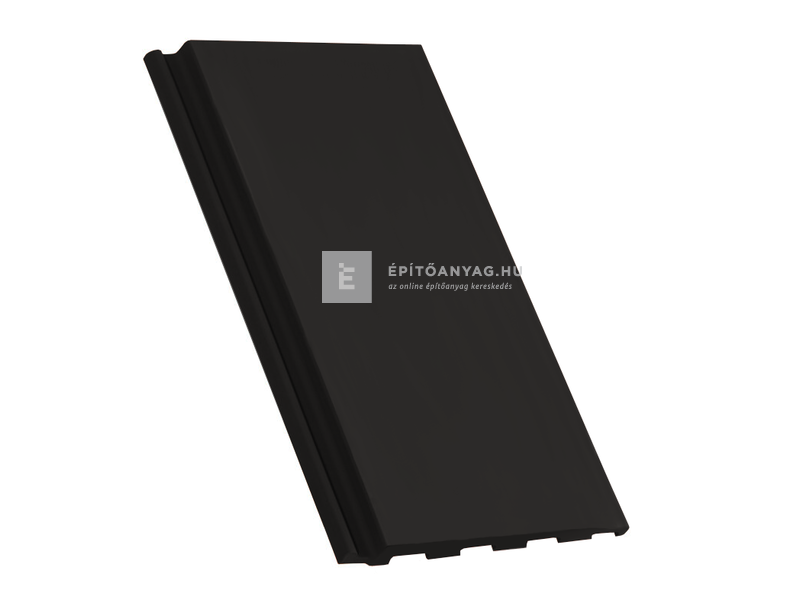 Creaton RÓNA egyenesvágású szellőző alapcserép fekete matt engóbozott