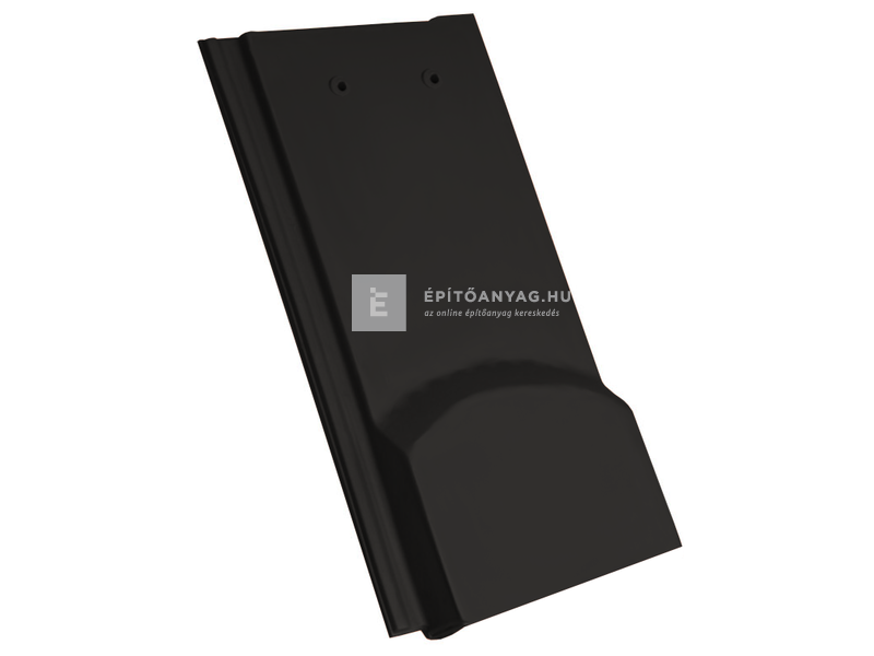 Creaton RÓNA egyenesvágású szellőzőcserép Nuance fekete matt engóbozott