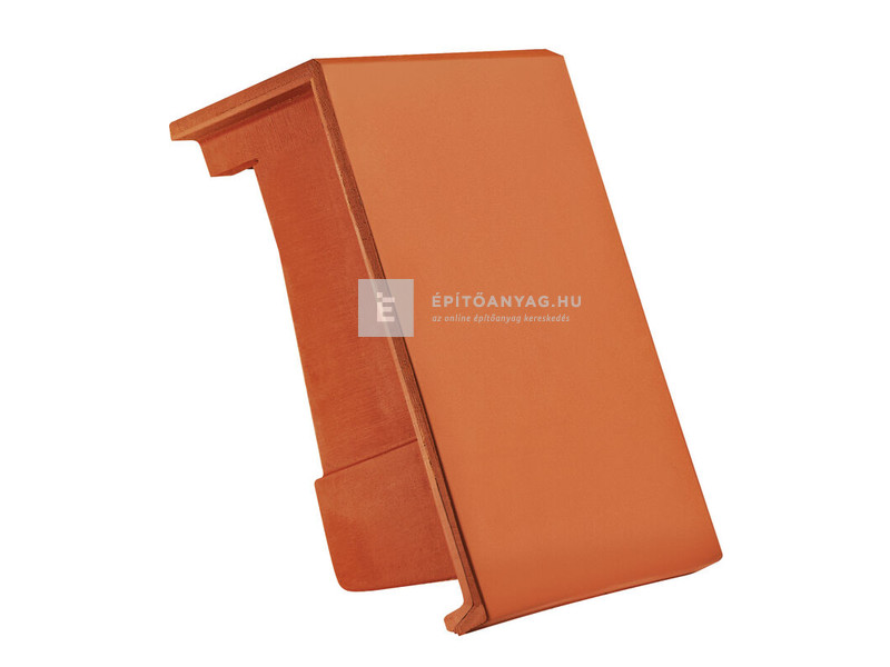 Creaton DOMINO félnyeregtető szegélycserép bal natúrvörös