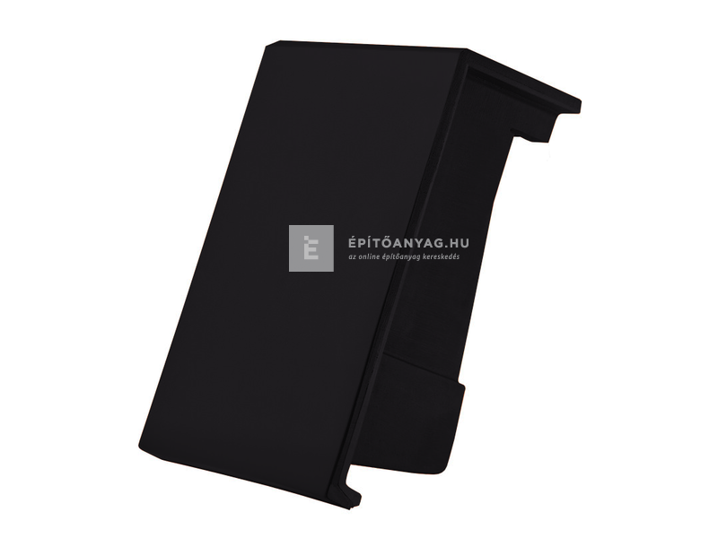 Creaton DOMINO félnyeregtető szegélycserép jobb Finesse fekete üvegmázas