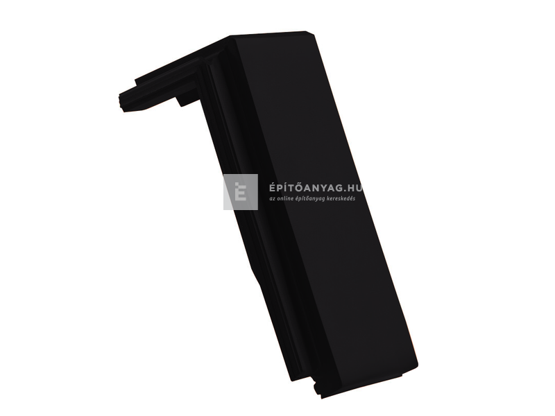 Creaton DOMINO félnyeregtető félcserép Finesse fekete üvegmázas