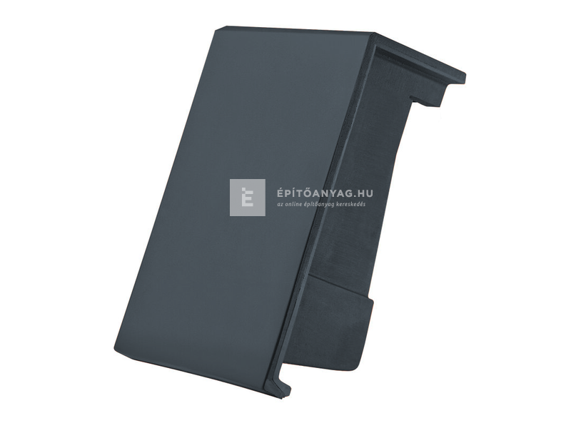 Creaton DOMINO félnyeregtető szegélycserép jobb Nuance palaszürke engóbozott