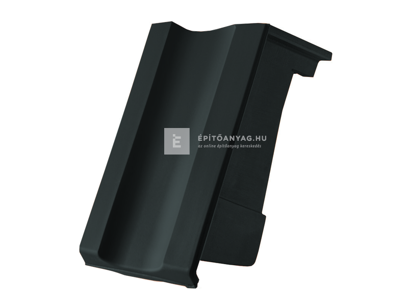 Creaton OPTIMA félnyeregtető szegélycserép préselt jobb Nuance fekete engóbozott