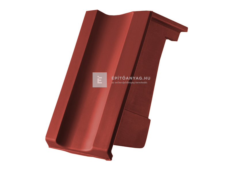 Creaton OPTIMA félnyeregtető szegélycserép préselt jobb Nuance borvörös engóbozott