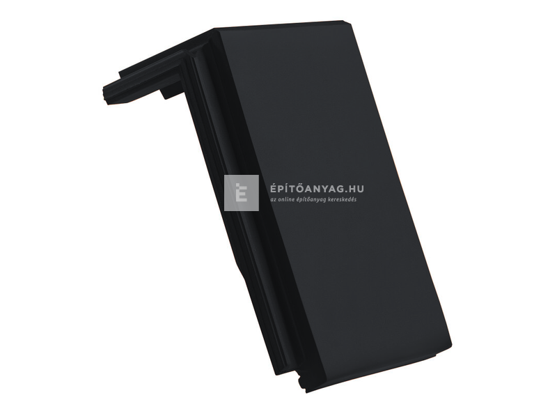 Creaton DOMINO félnyeregtető cserép Nuance fekete matt engóbozott