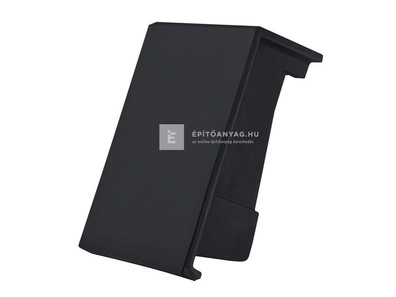 Creaton DOMINO félnyeregtető szegélycserép jobb Nuance fekete matt engóbozott