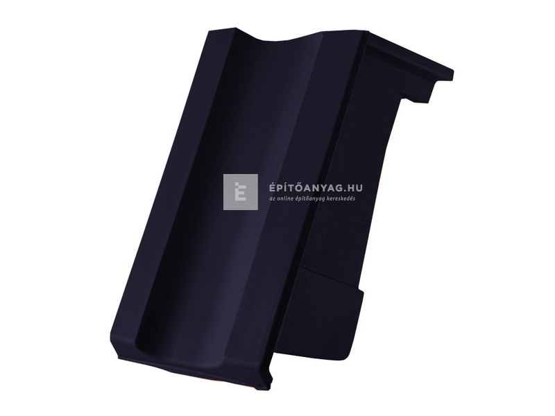 Creaton OPTIMA félnyeregtető szegélycserép préselt jobb Finesse fekete üvegmázas