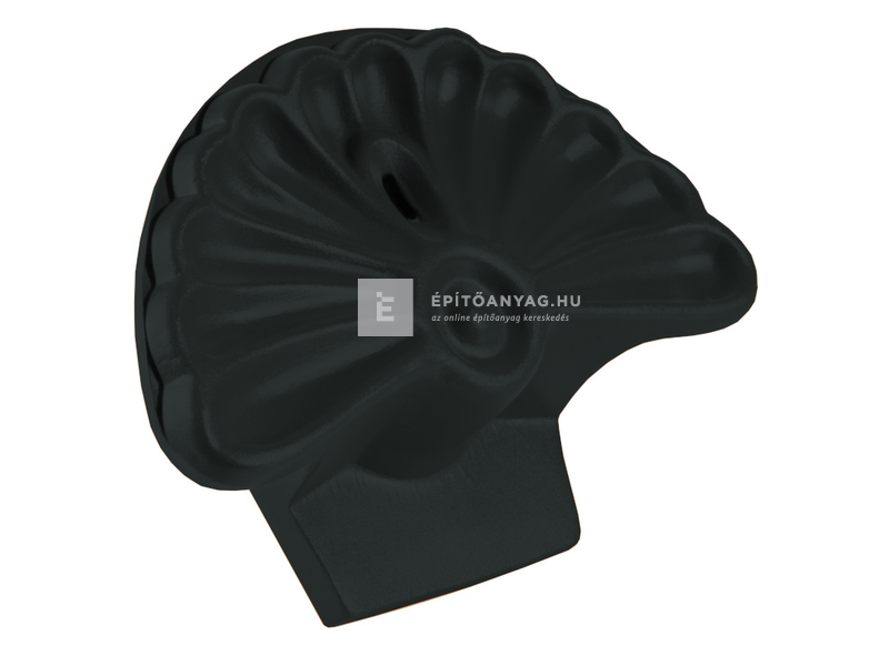 Creaton kezdő - és zárókorong PH kagylóformájú Nuance fekete engóbozott