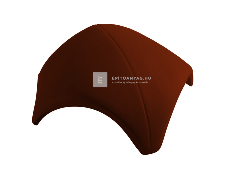 Creaton elosztó kúpcserép 3 tengelyű Finesse borvörös üvegmázas