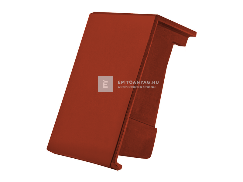 Creaton DOMINO félnyeregtető szegélycserép jobb Nuance borvörös engóbozott