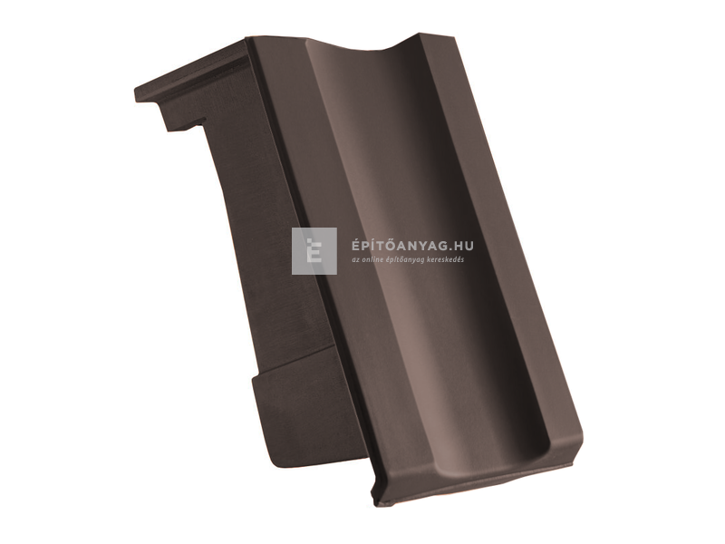 Creaton OPTIMA félnyeregtető szegélycserép préselt bal Nuance sötétbarna engóbozott