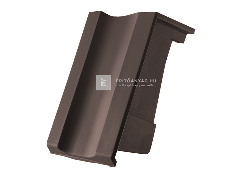 Creaton OPTIMA félnyeregtető szegélycserép préselt jobb Nuance sötétbarna engóbozott