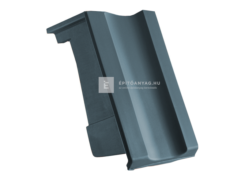 Creaton OPTIMA félnyeregtető szegélycserép préselt bal Nuance szürke engóbozott