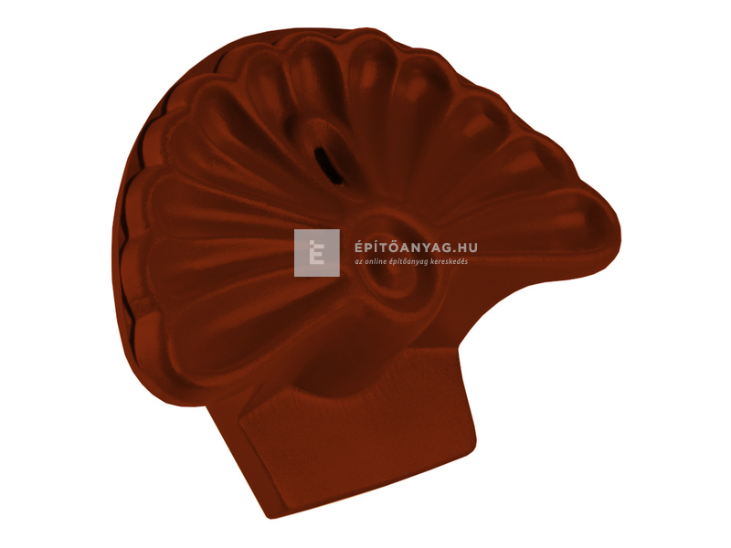 Creaton kezdő - és zárókorong PH kagylóformájú Finesse borvörös üvegmázas