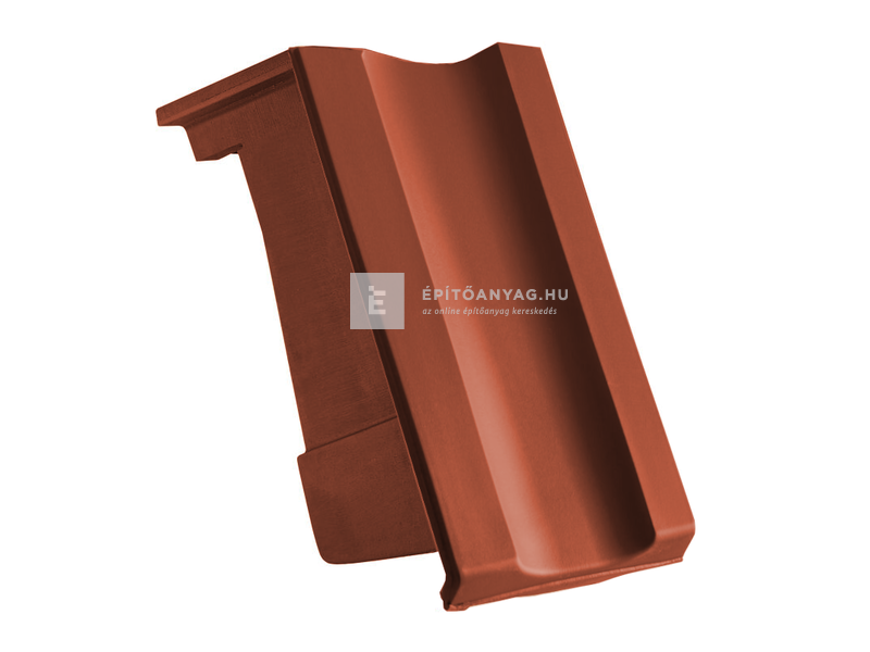 Creaton OPTIMA félnyeregtető szegélycserép préselt bal Nuance rézvörös engóbozott