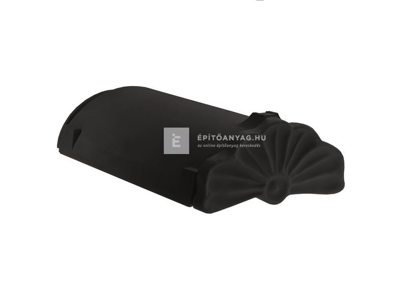 Creaton kezdő kúpcserép BZ kagylóformájú Nuance fekete matt engóbozott