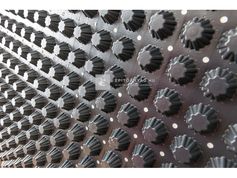 Dörken Delta Floraxx Top Polietilén perforált lemez zöldtetőhöz 20 mm, 2x10 m