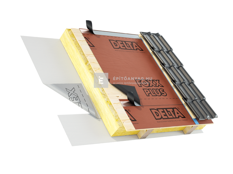 Dörken Delta Foxx Plus Páraáteresztő alátétfedés ragasztósávval 1,5x50 m