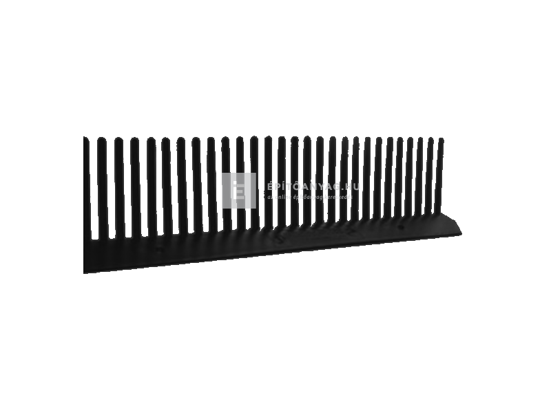 Dunacenter Lezárófésű antracit 65x1000 mm