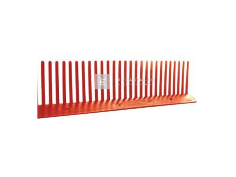 Dunacenter Lezárófésű téglavörös 65x1000 mm