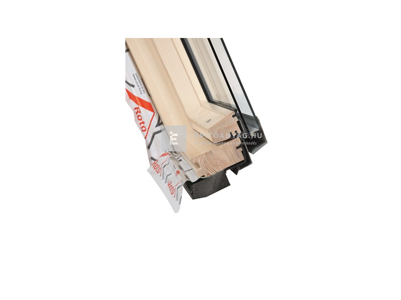 Roto WDF R45 H WD Fa billenő tetőablak,hőszig.csom,2r.üveg 7/14, 74x140 cm