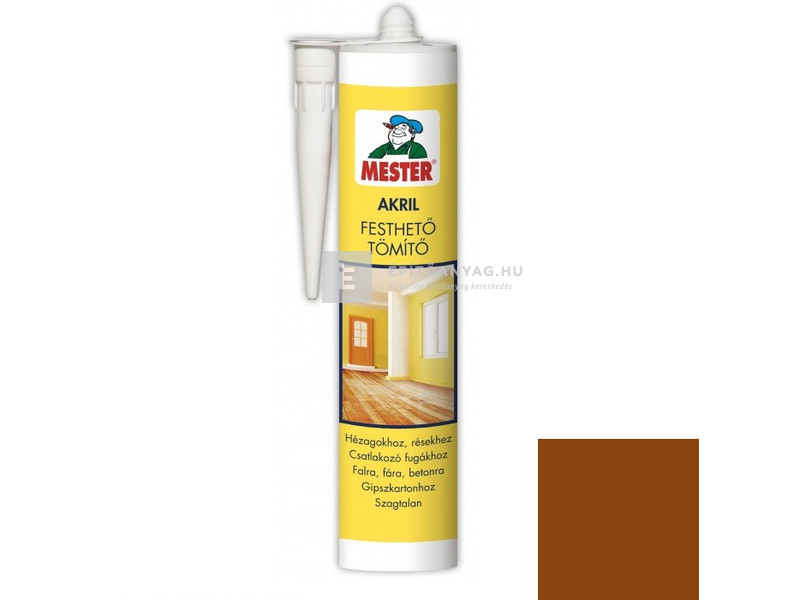 Mester Akril Festhető Tömítő barna 310 ml