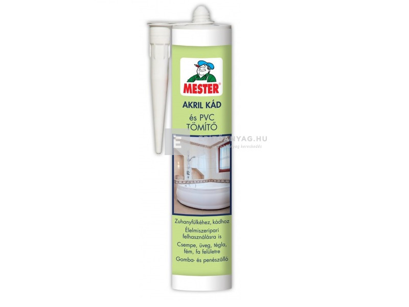 Mester Akril Kád és PVC Tömítő átlátszó 310 ml