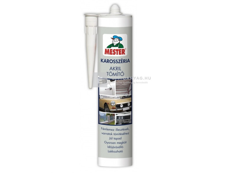 Mester Karosszéria Akril Tömítő szürke 310 ml