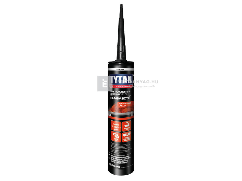 Masterplast Selena Tytan Zsindelyragasztó fekete 310 ml