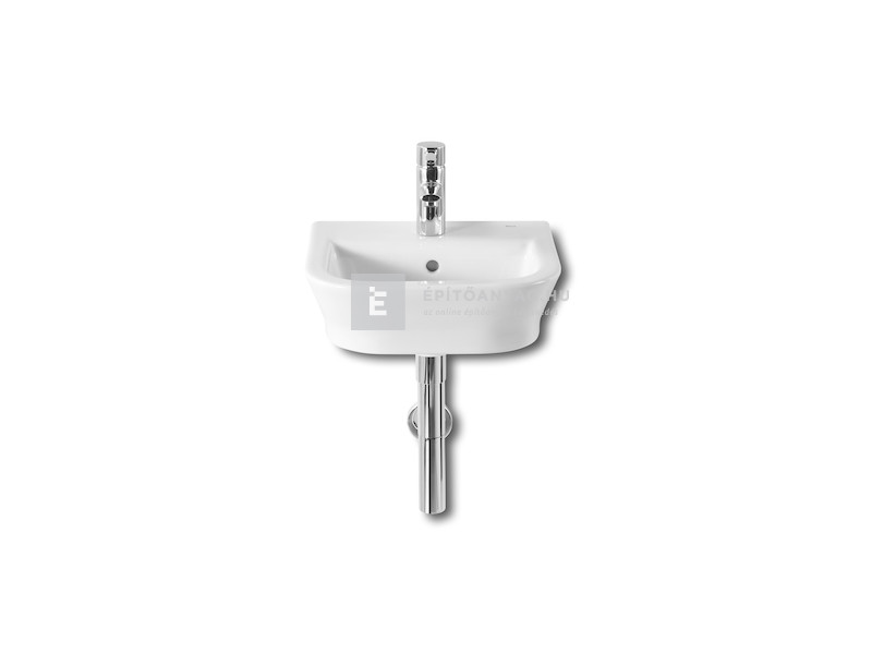 Roca The Gap Kézmosó szerelő készlettel, fehér 40x32 cm