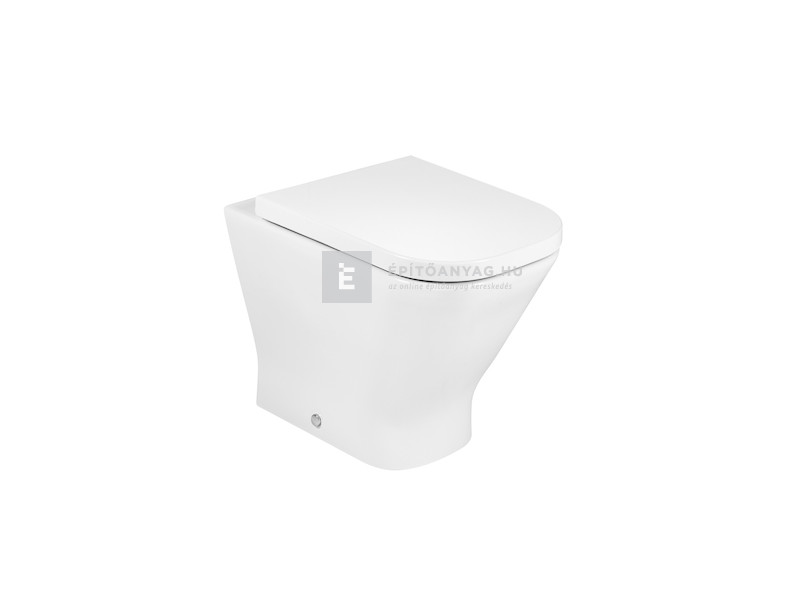 Roca The Gap WC ülőke fedéllel krómozott zsanérokkal fehér