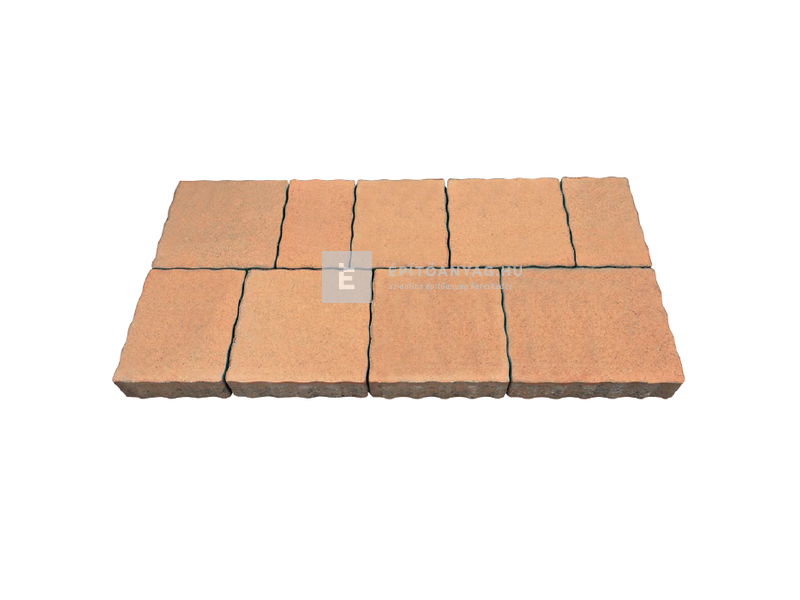 KK Kavics Bázel Vario Kombi térkő KK agyag 8 cm