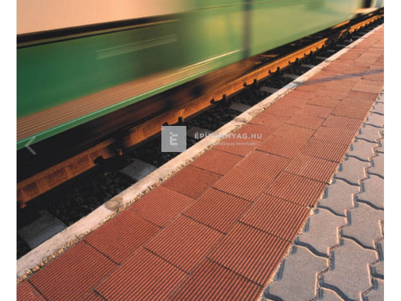 KK Kavics Párizs Térkő segítőkő KK vörös 20x20x6 cm