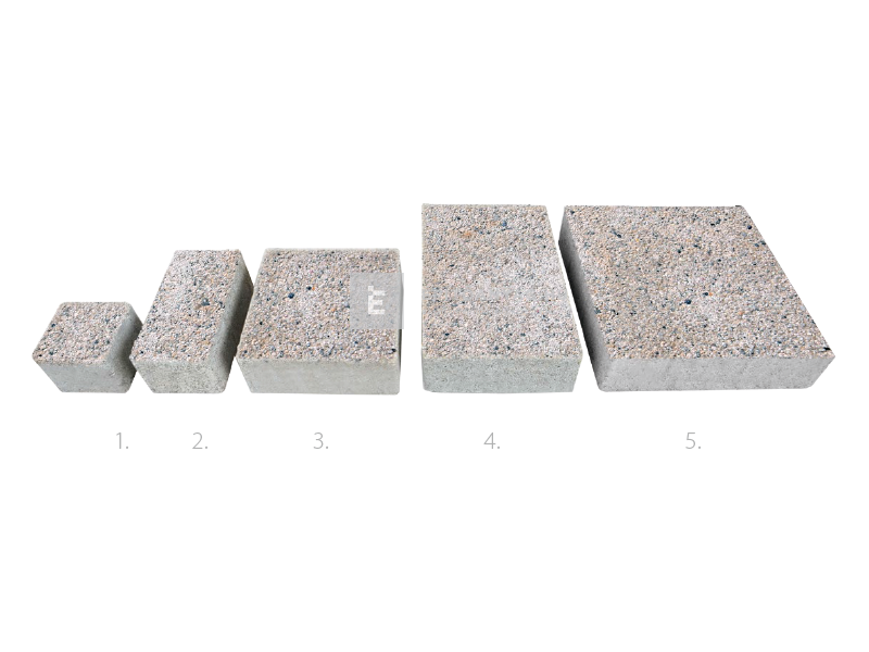 KK Kavics Párizs Sétány Vario Kombi térkő fehér mosott 6 cm