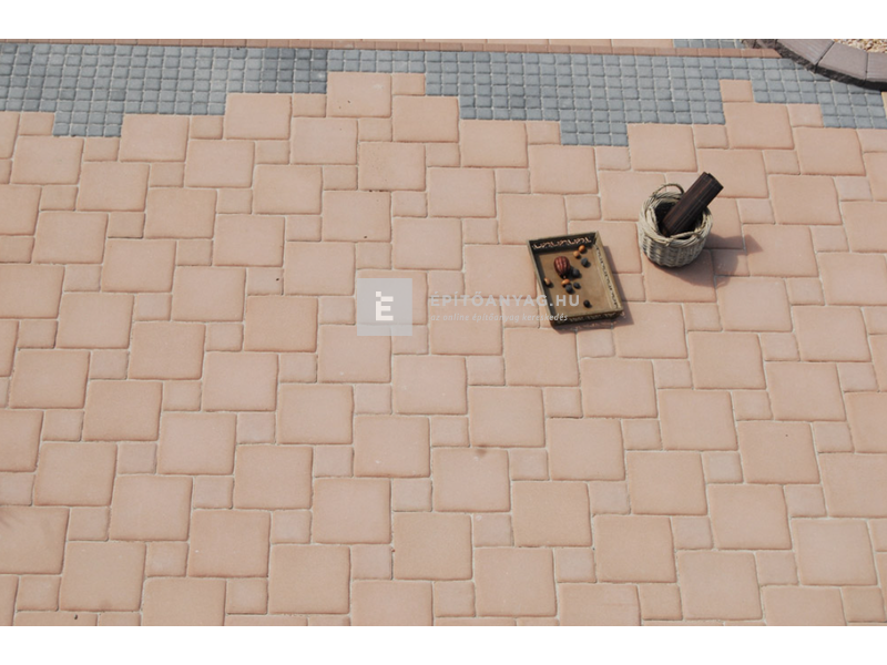 KK Kavics Barcelona Classic Térkő kocka KK agyag 15x15 cm 6 cm