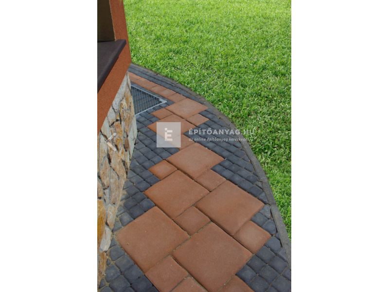 KK Kavics Barcelona Classic Térkő nagykocka KK agyag 30x30 cm 6 cm