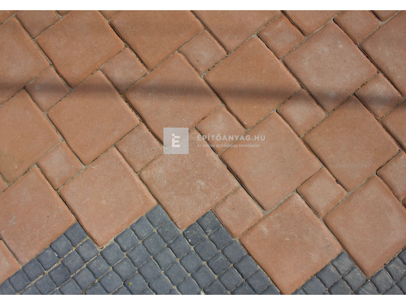 KK Kavics Barcelona Classic Térkő nagykocka KK agyag 30x30 cm 6 cm