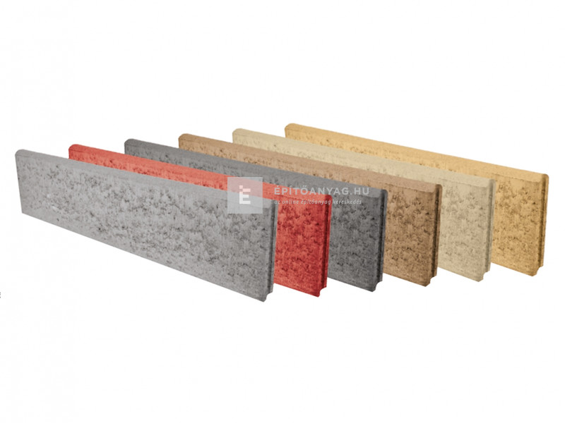 KK Kavics Kertiszegély antracit 5x20x100 cm