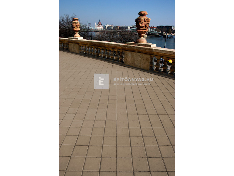 KK Kavics London Classic Térkő kocka KK barna 20x20 cm 6 cm