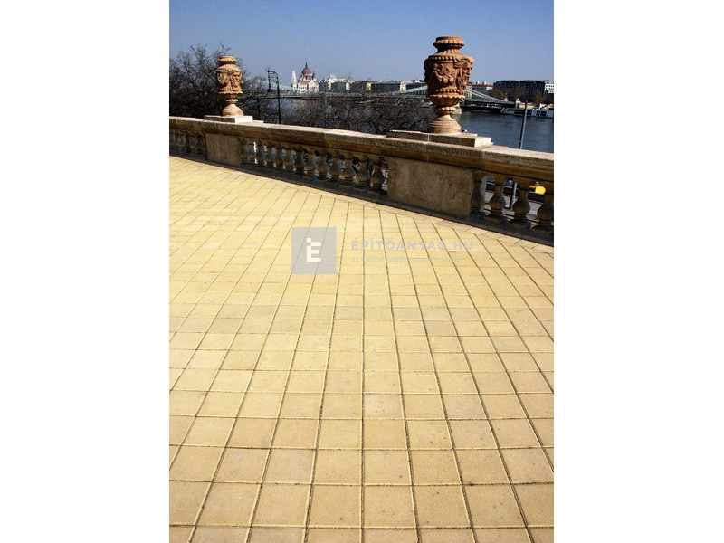 KK Kavics London Classic Térkő kocka KK sárga 20x20 cm 6 cm