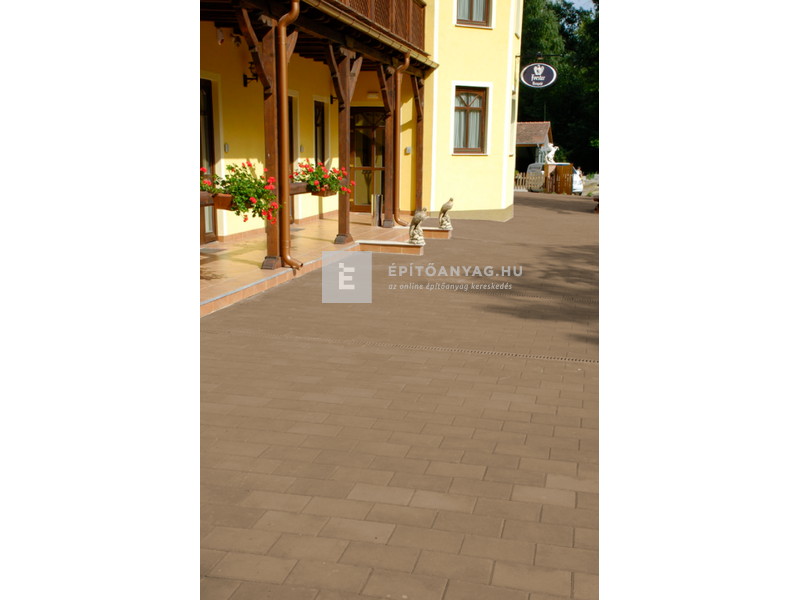 KK Kavics London Classic Térkő nagytégla KK barna 20x30 cm 6 cm