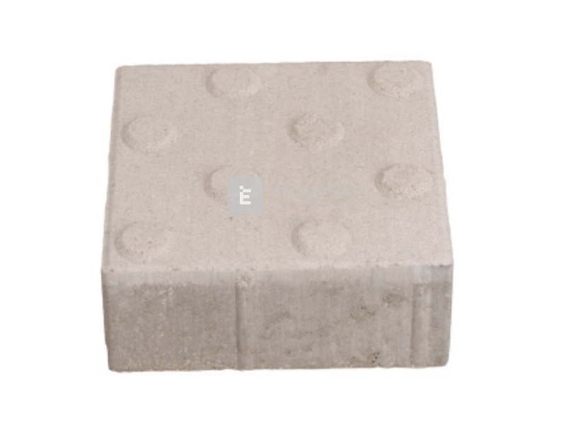 KK Kavics Párizs Térkő taktiliskő fehér 20x20 cm 6 cm