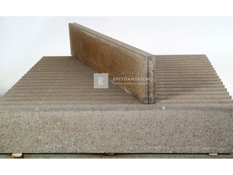 KK Kavics kerti szegély szürke 5x25x100 cm